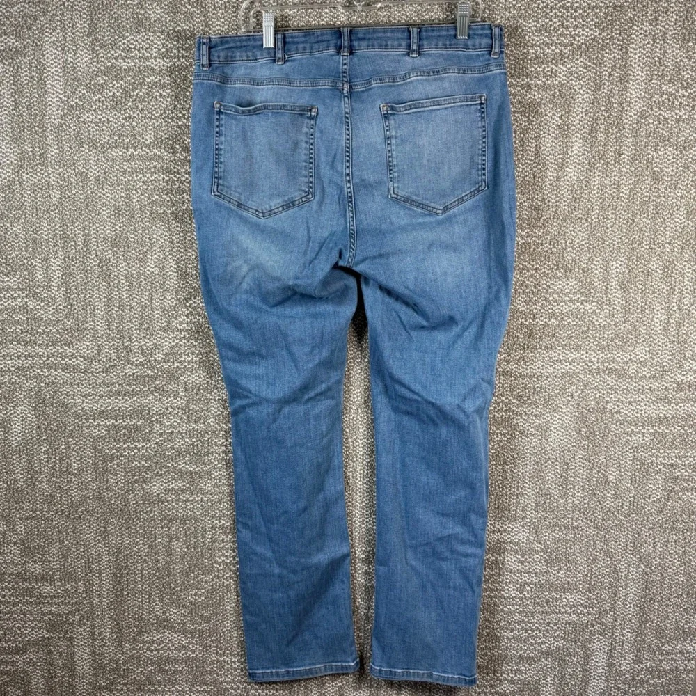Boden Jeans‎ Trafalgar Womens 14R Blue Straight Leg Denim Pants Medium Wash